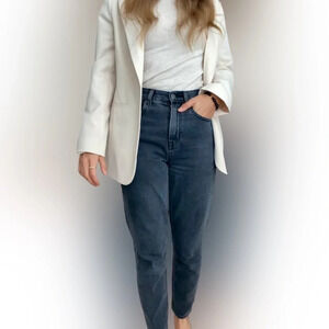 Black  American Eagle Mom Jean - 00